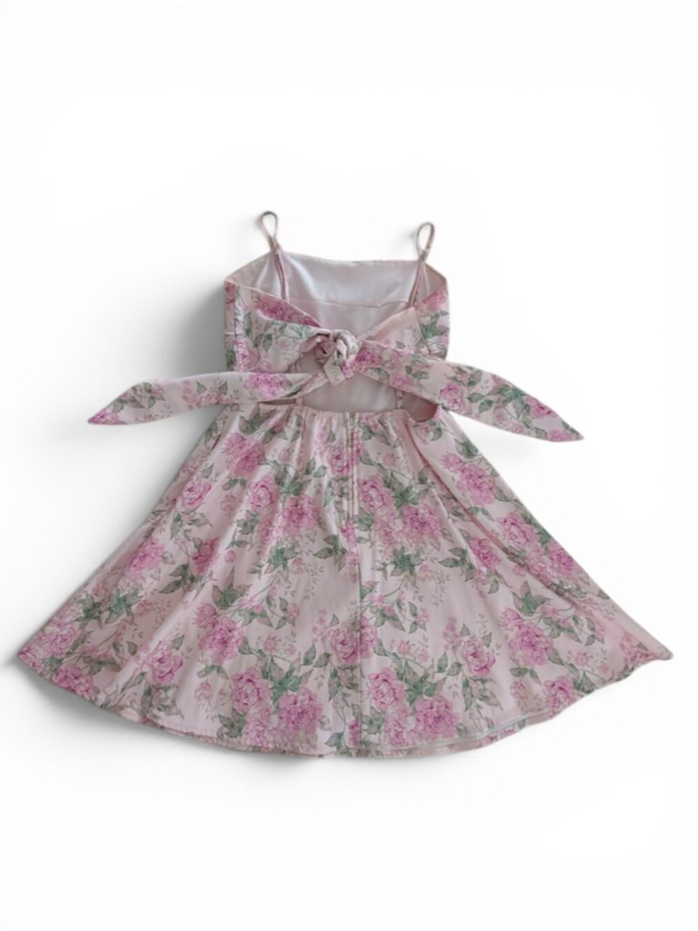 Altar'd State Pink Rose Floral Mini Dress Size M EUC - Picture 4 of 9